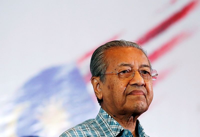 Former Malaysian Prime Minister Mahathir Mohamad. (Reuters Photo)