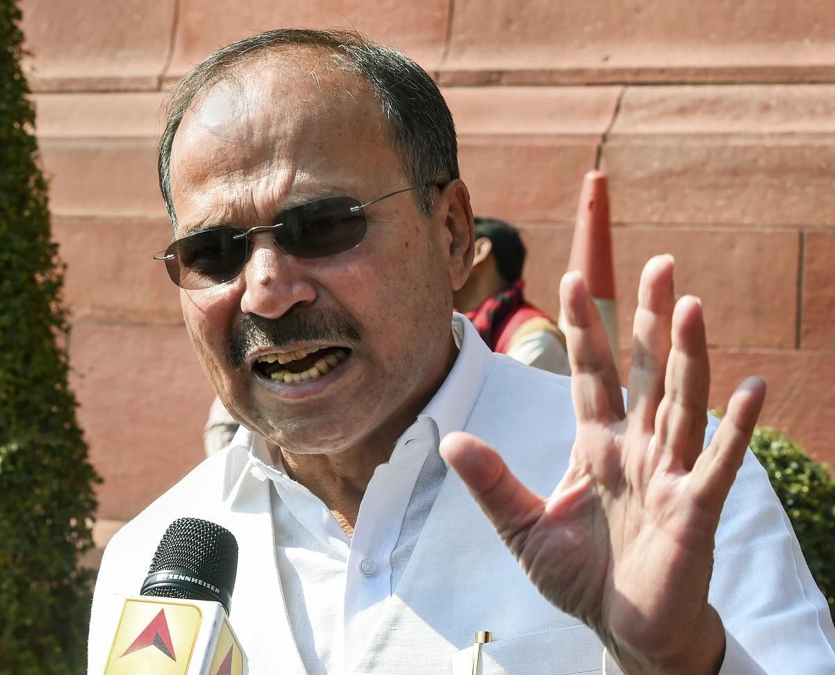 Chowdhury said the Modi government has done away with the tradition of allowing the principal opposition party to hold discussions with the visiting US president, unlike in the past when such meetings were arranged. Credit: PTI Photo