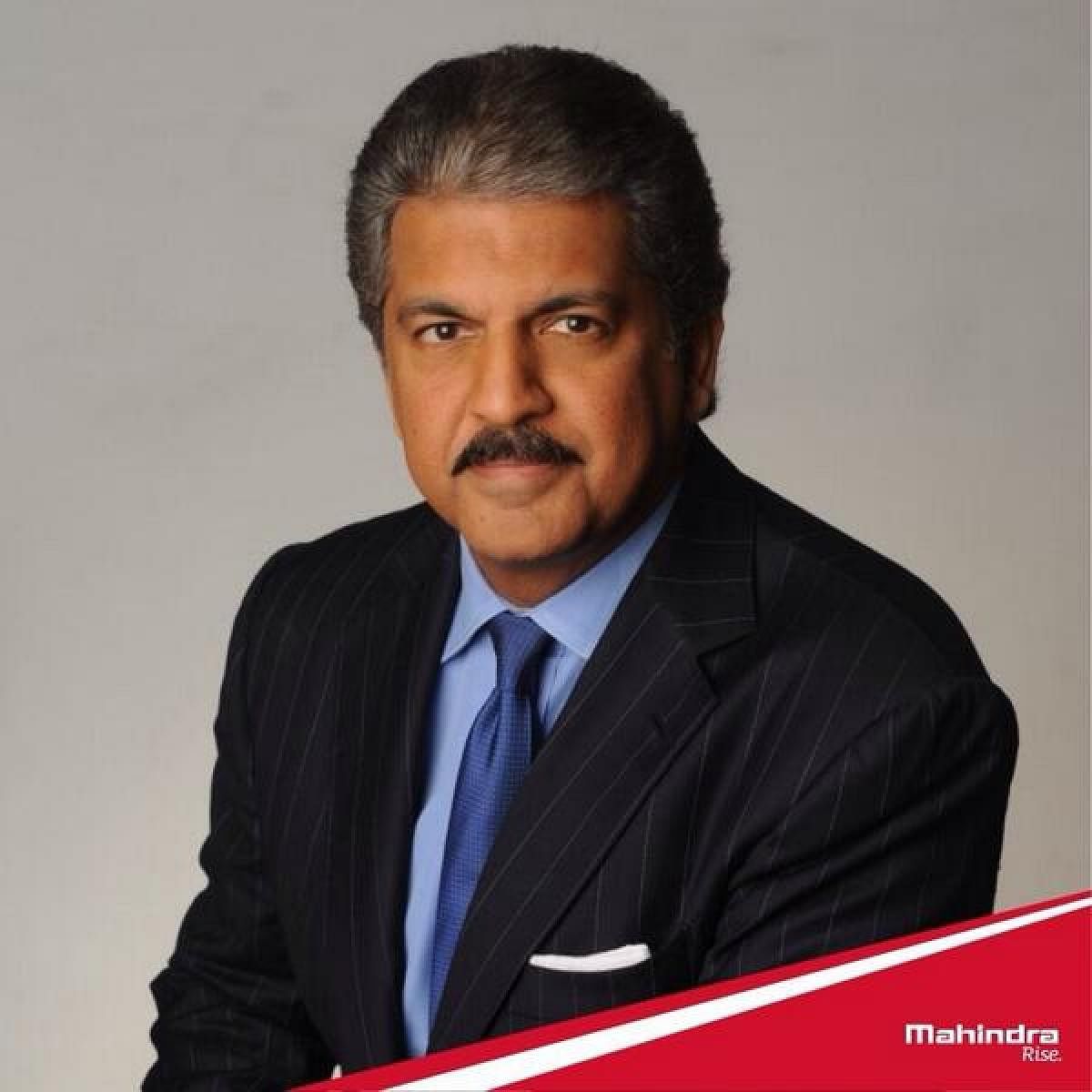 Mahindra Group Chairman Anand Mahindra said lowering GST on automobiles would help the economy. (DH Photo)