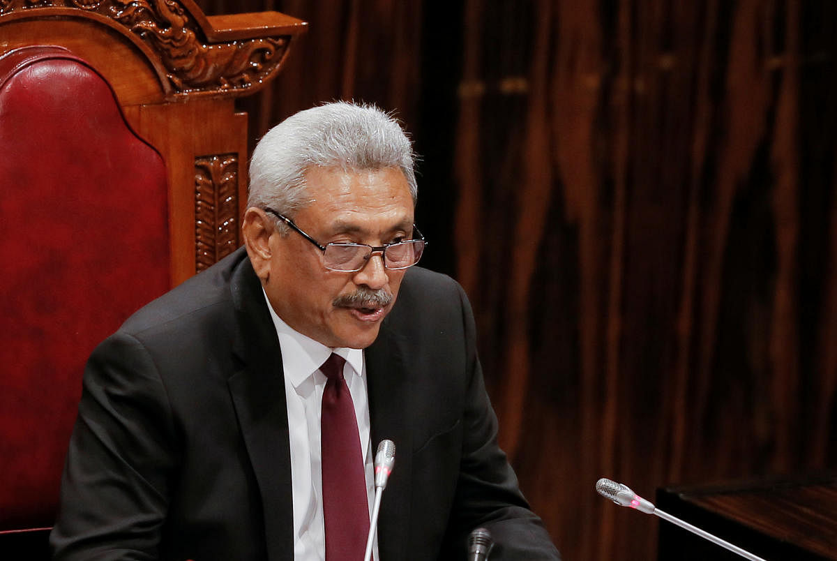 President Gotabaya Rajapaksa, a retired army officer, ordered the military to assist traffic officers at the main entry and exit points to Colombo, a city which nearly a million people enter or leave daily, a spokesman said. Credit: Reuters Photo