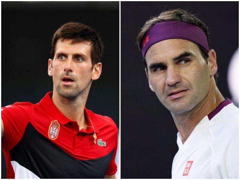 Novak Djokovic, Roger Federer (Reuters Photo)