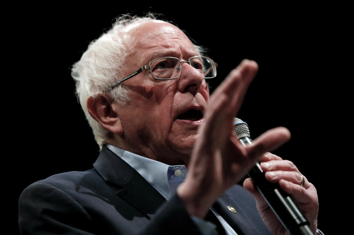 U.S. Democratic presidential candidate Senator Bernie Sanders. (Reuters photo)