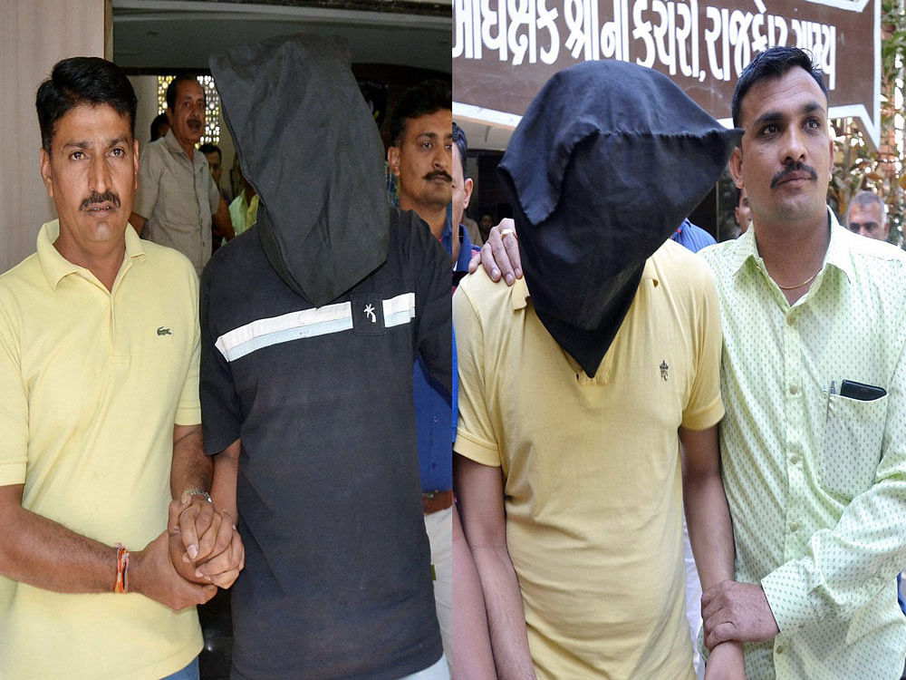 Waseem and his younger brother Naeem were arrested from Rajkot and Bhavnagar respectively during an early morning operation on Sunday. The FIR filed by the state Anti-Terrorism Squad (ATS) says the duo was to carry out lone-wolf attacks after which they had planned to escape to Syria. PTI file photo