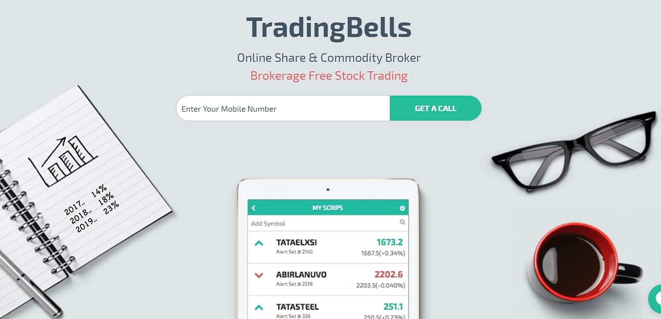 Trading Bells website (screen-shot)