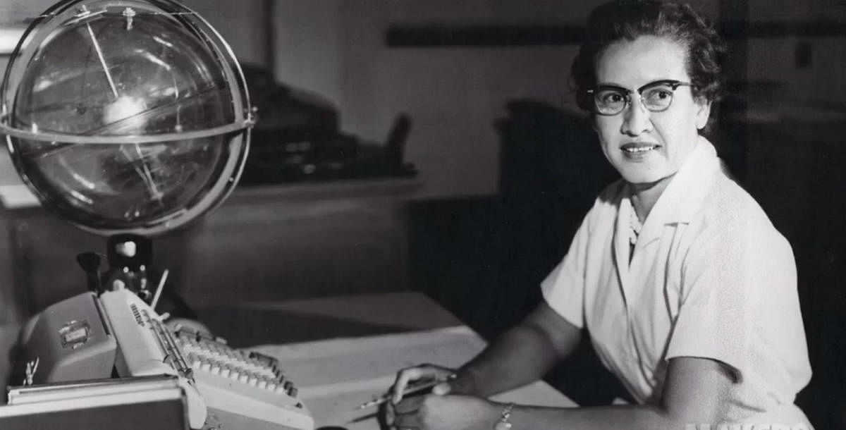 This NASA file handout photo obtained February 24, 2020, shows NASA research mathematician Katherine Johnson at her desk at Langley Research Center, born on August 26, 1918, in White Sulphur Springs, West Virginia, Johnson worked at Langley from 1953 until her retirement in 1986, making critical technical contributions which included calculating the trajectory of Alan Shepard's historic 1961 flight. - Katherine Johnson, whose calculations enabled Apollo 11 to land on the moon, died on February 24, 2020 at 101. Her story was told in the film "Hidden Figures." 