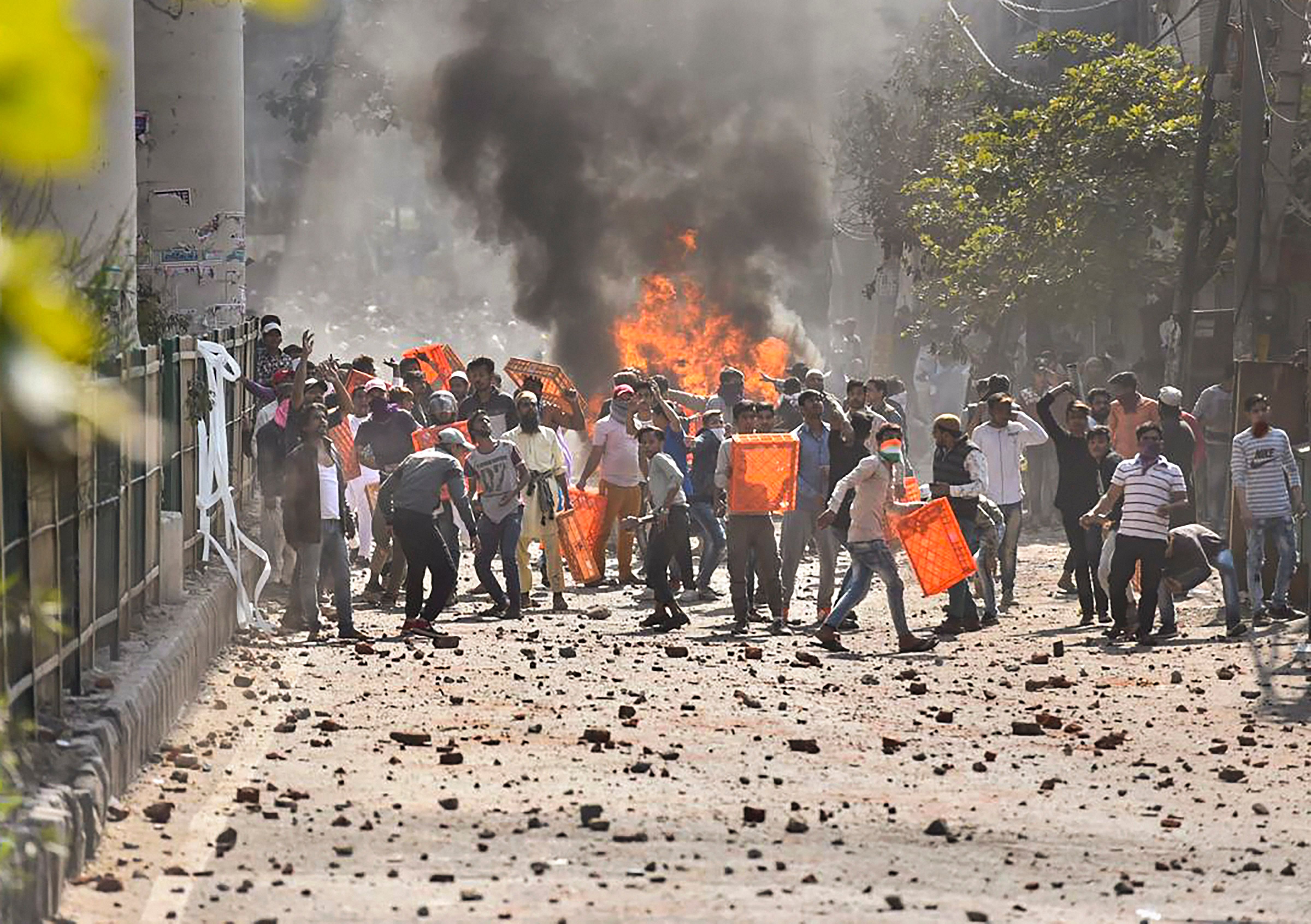 At least 25 people were killed and over 180 injured in communal violence over the amended citizenship law in northeast Delhi over the past three days. (PTI Photo)