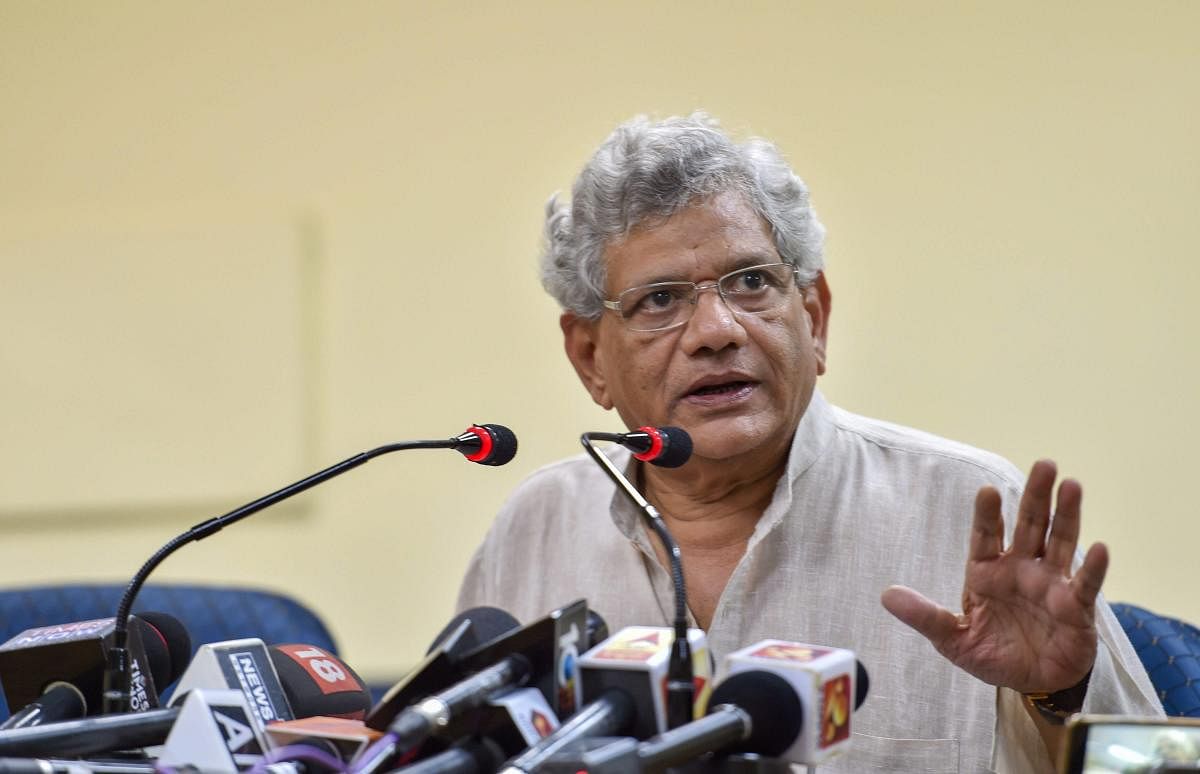 Until now 13 states have expressed their opposition for NRC and will not implement it which means more than half of the nation will not have it, Yechury added. PTI file photo