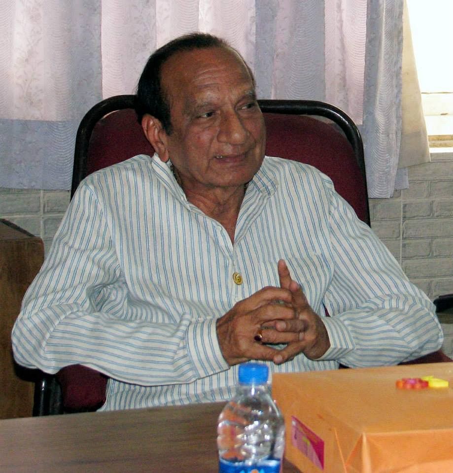Gujarat Former CM Dilip Parikh. (Photo: Blind People's Association India)