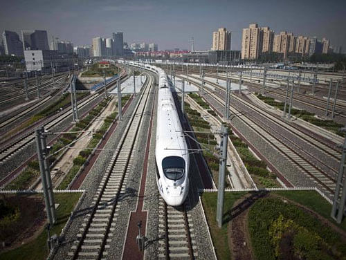 How about travelling in a train that can touch the speeds up to 3,000 km per hour? It may sound far fetched but this is what a researcher in China has planned for our future. AP file photo for representation only