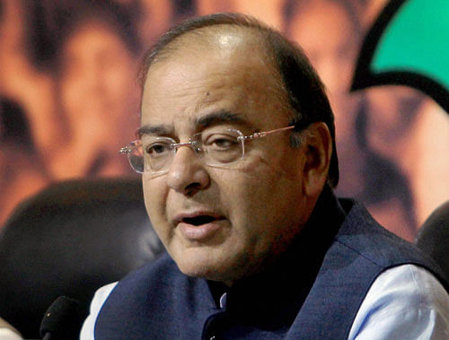 Senior BJP leader Arun Jaitley, tipped to be a finance minister in a Modi government, was trailing former Punjab chief minister and Congress candidate Amarinder Singh by nearly 44,000 votes in the Amritsar seat Friday. PTI. File Photo