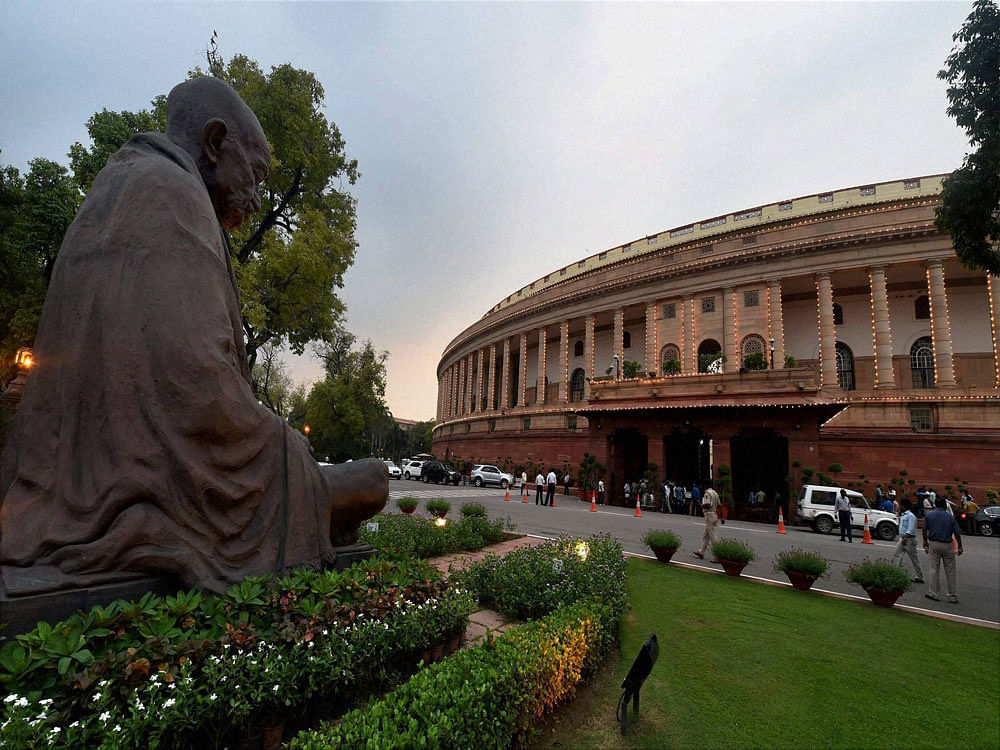 Parliament of India. PTI file photo