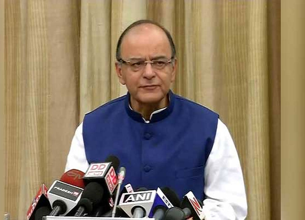 Jaitley had in his Budget for 2016-17 fiscal put gross tax revenue estimate at Rs 16.3 lakh crore, about 11 per cent higher than gross tax receipts of Rs 14.5 lakh crore for the previous fiscal. File Photo.