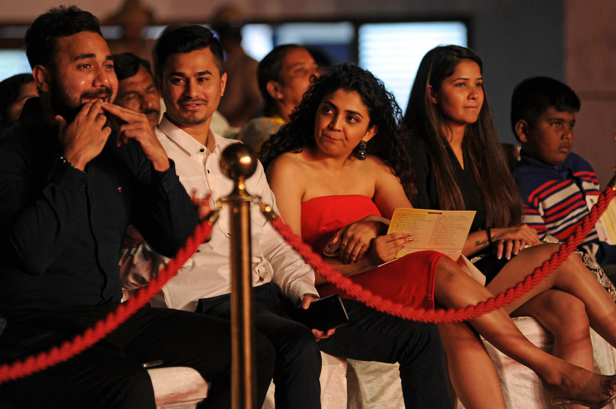 Visitors and invitees at the inauguration of the 12th edition of the Bengaluru International Film Festival at Kanteerva Indoor Stadium, Bengaluru on Wednesday. | DH Photo: Pushkar V