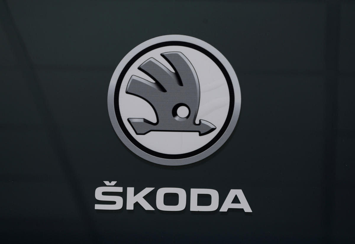 The logo of Skoda carmaker (Reuters photo)