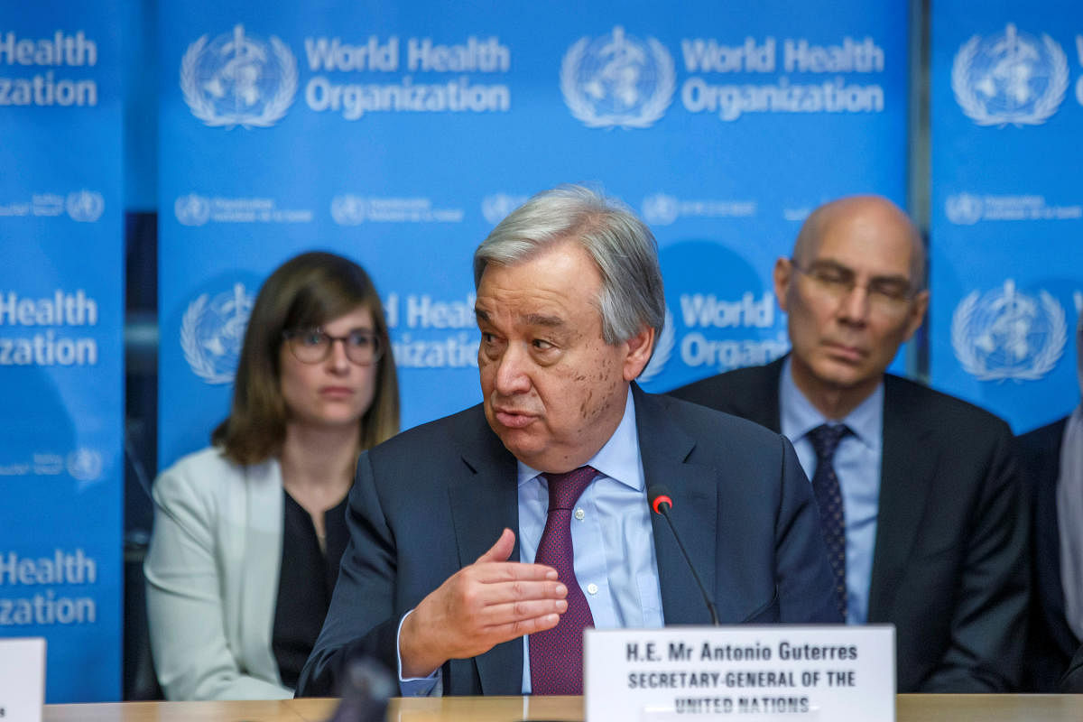 UN Secretary General Antonio Guterres (AFP Photo)