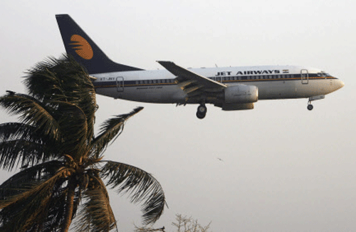 In a major scare, a Jet Airways flight from Mumbai to Brussels, carrying around 280 passengers, plunged 5,000 feet while overflying Turkish airspace last week as the commander was asleep and the co- pilot busy with the iPad containing flight information. DH file photo