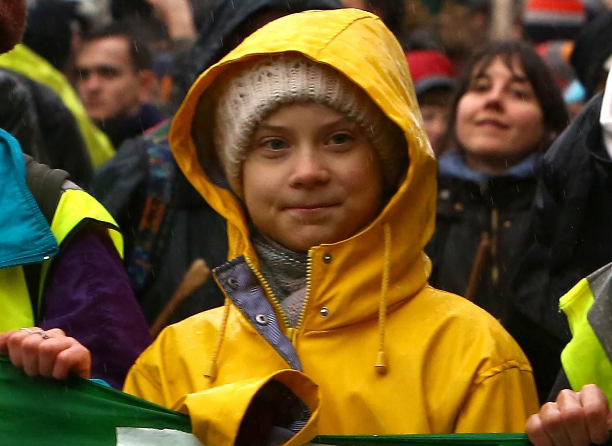 Swedish climate activist Greta Thunberg. (AFP Photo)