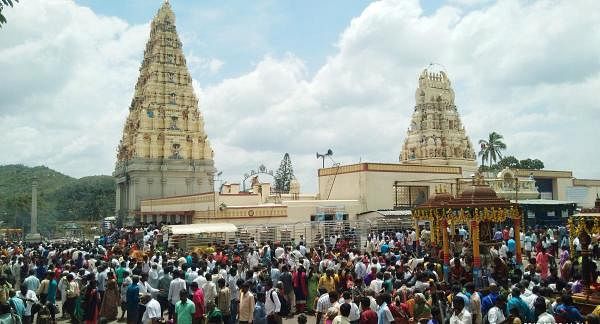 Male Mahadeshwara Temple. (DH Photo)