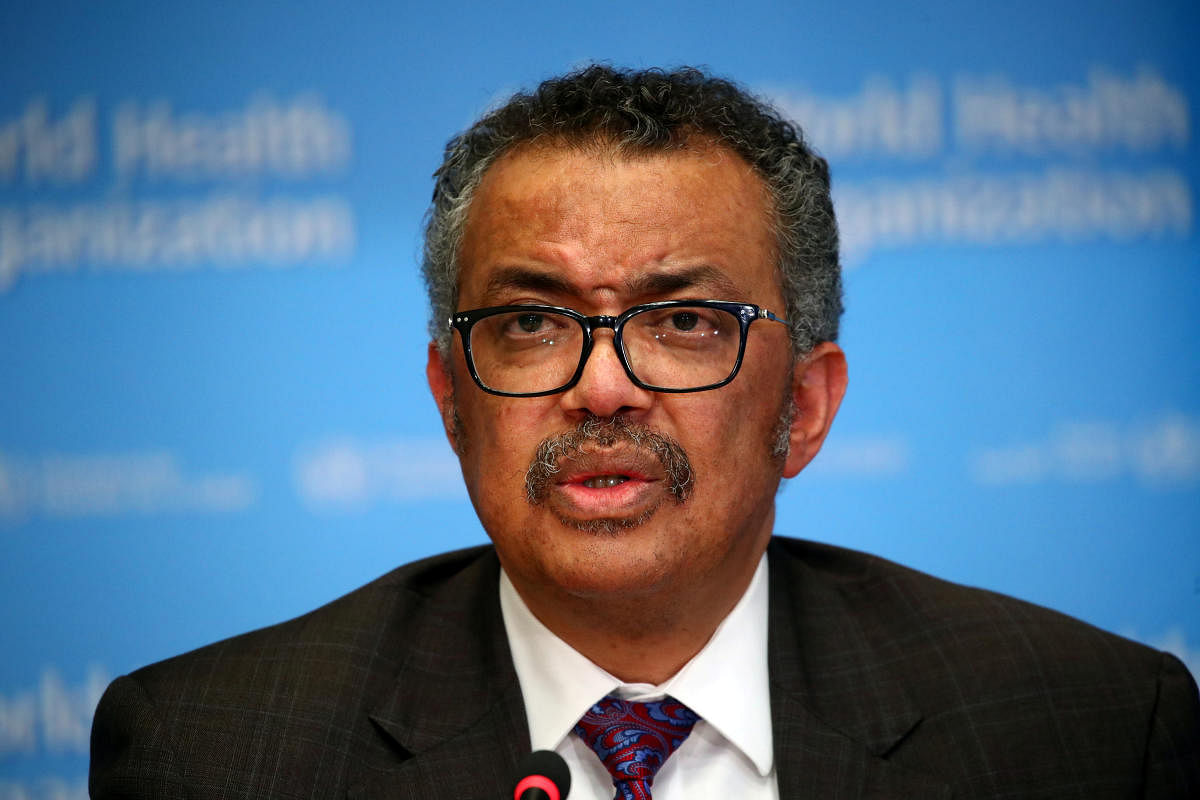 Director General of the World Health Organization (WHO) Tedros Adhanom Ghebreyesus. (Reuters photo)