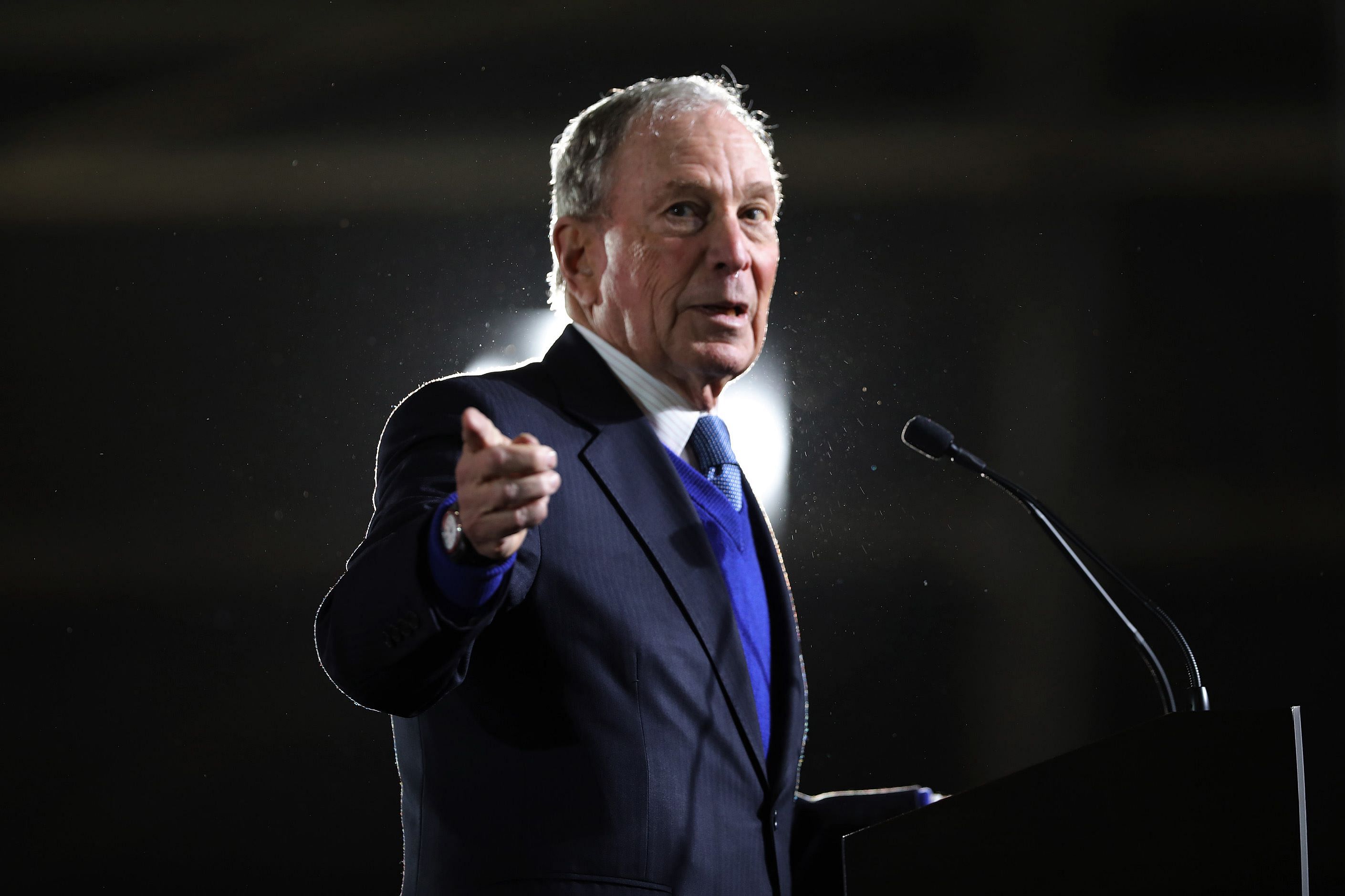 Democratic presidential candidate, former New York City mayor Mike Bloomberg. (AFP Photo)