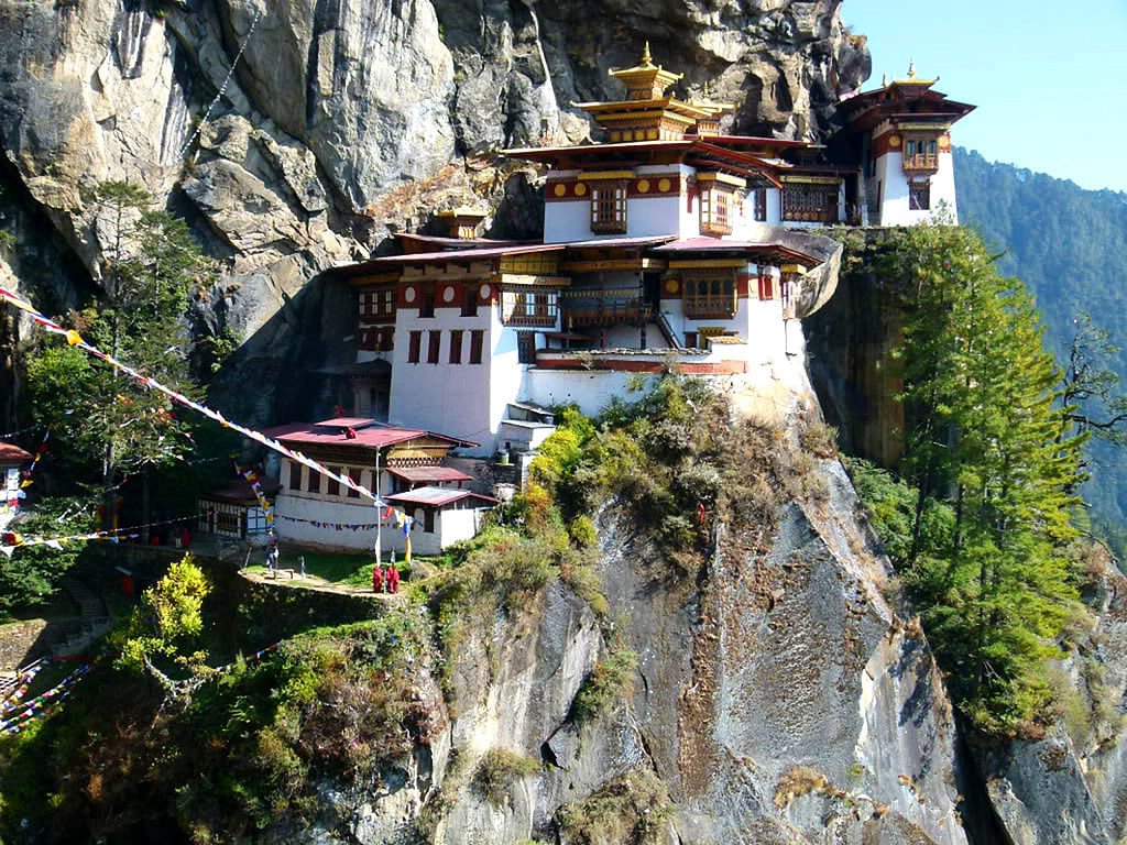 Bhutan has some of the highest rates of tourist taxes in the world. All tourists must pay $250 per person per day. It covers accommodation, transport in Bhutan, a guide, food and entry fees.