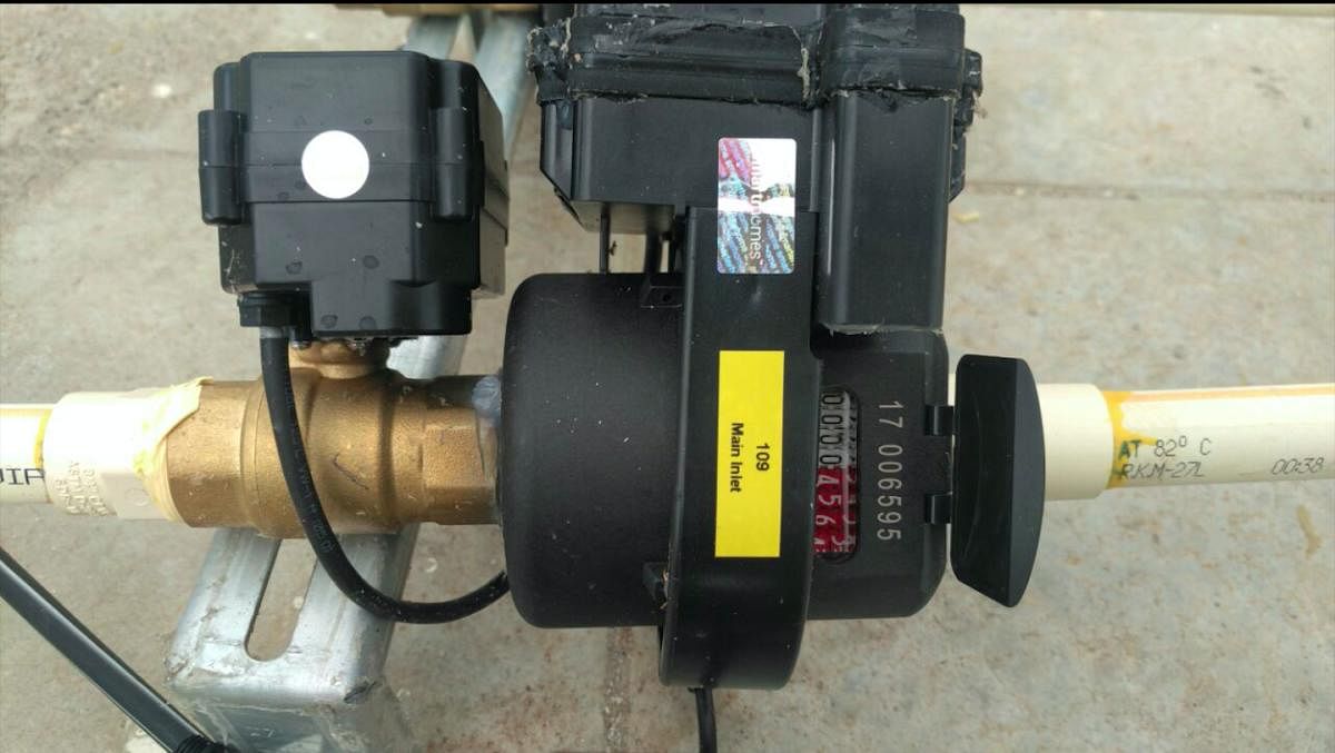 Smart water meter. Dh-File Photo