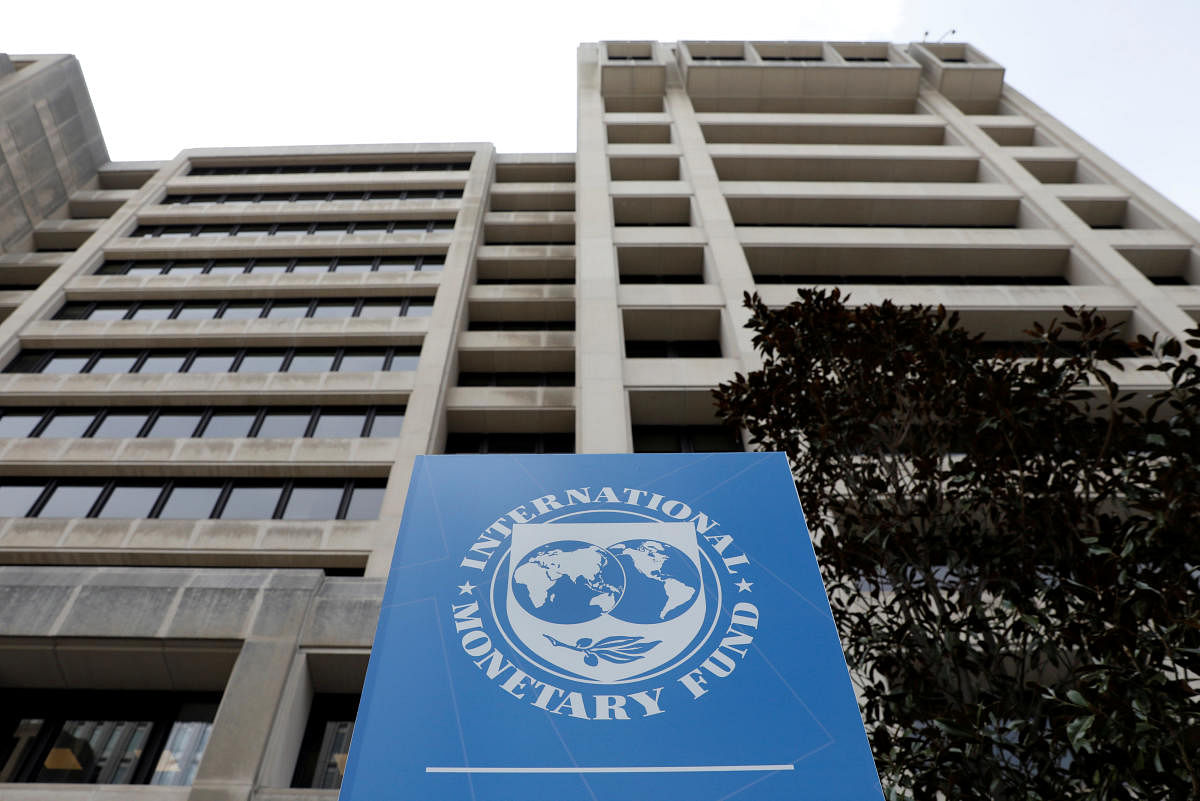 The International Monetary Fund (IMF) headquarters building is seen ahead of the IMF/World Bank spring meetings in Washington, U.S. (Reuters Photo)