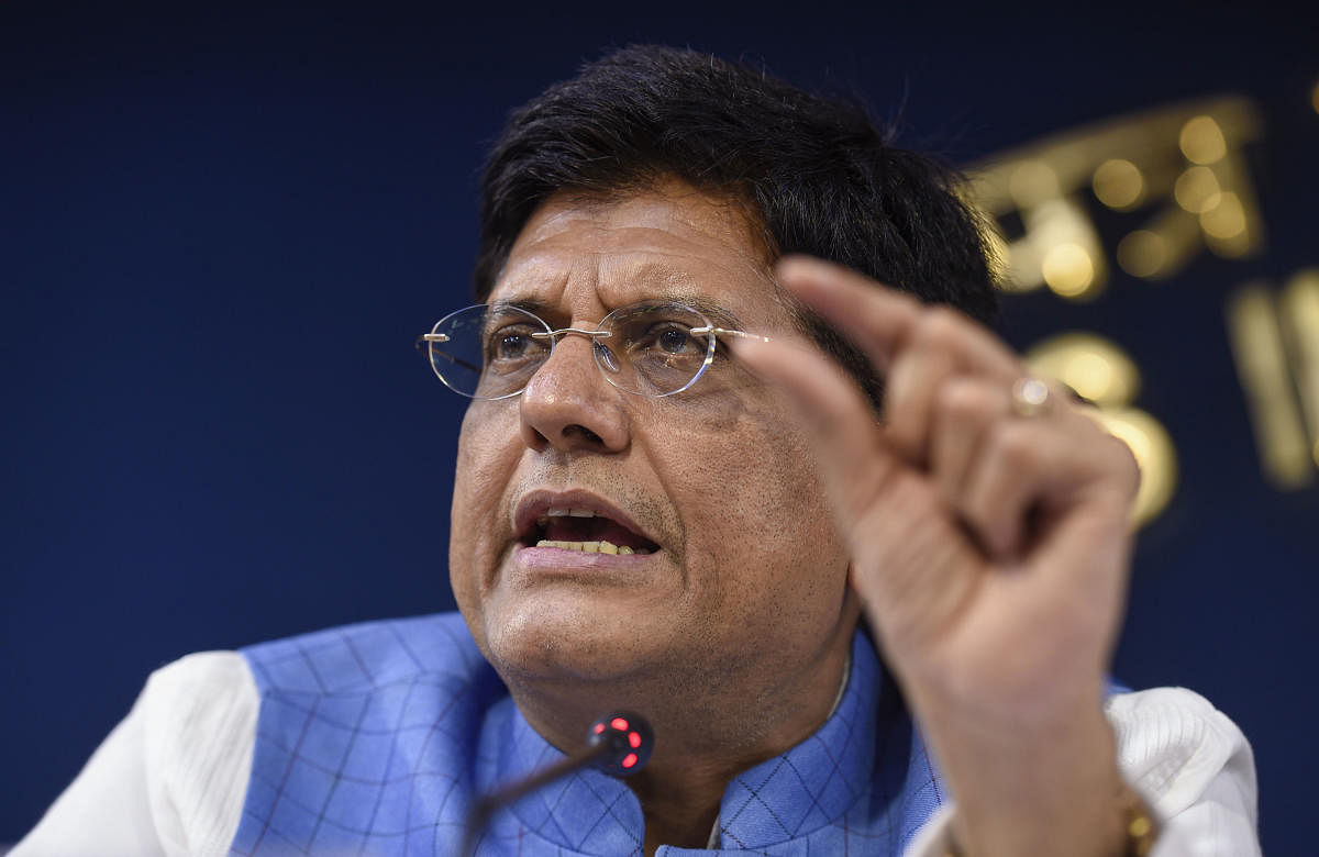 The measures also get our tax rates comparable to those in the US and in South Asian economies, if one were to include the exemptions thrown in, Goyal said. PTI File Photo