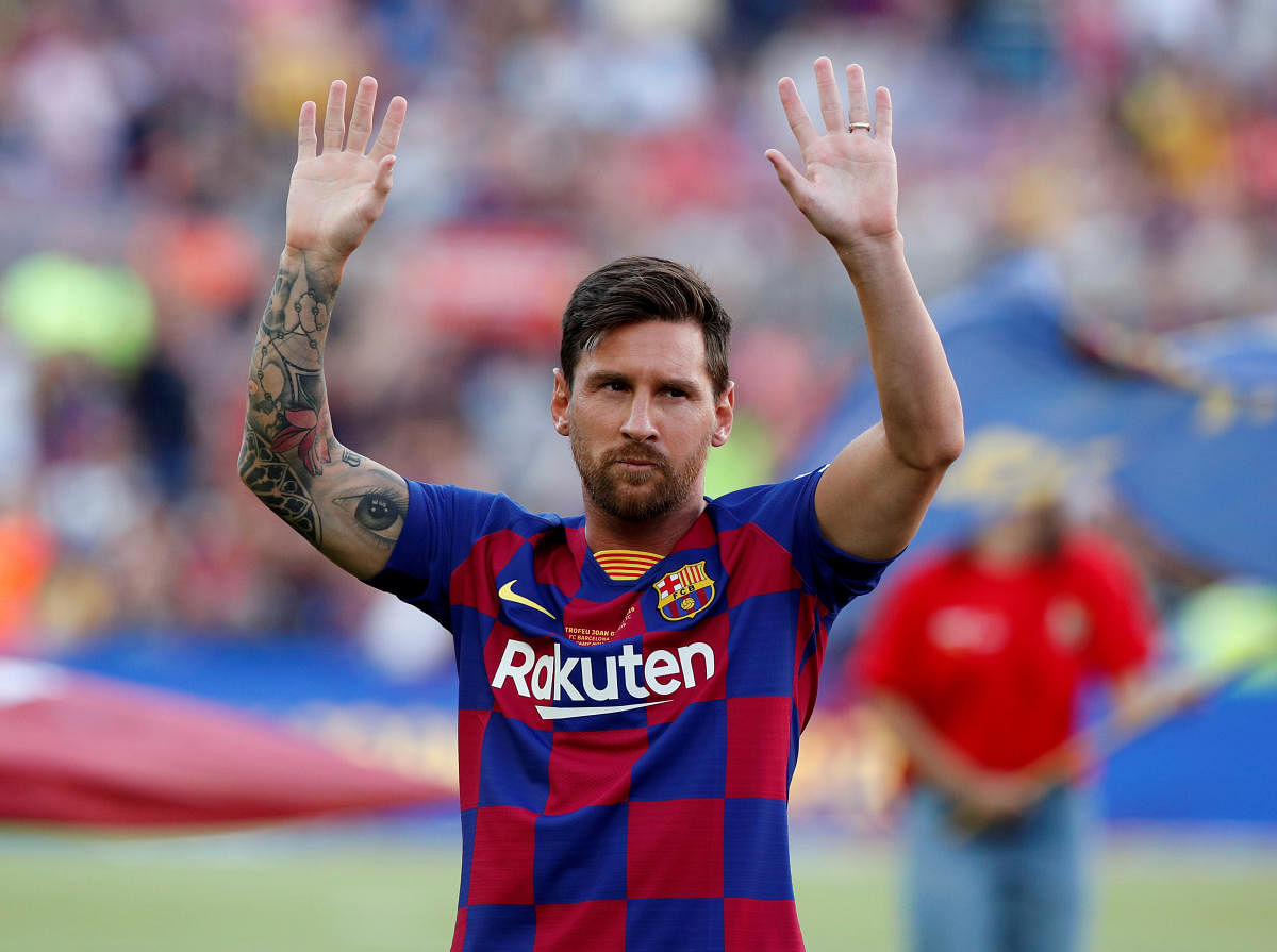 Barcelona captain Lionel Messi. (Reuters File Photo)