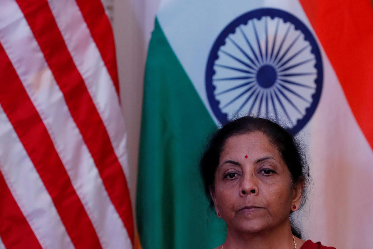  Finance Minister Nirmala Sitharaman. (Reuters photo)