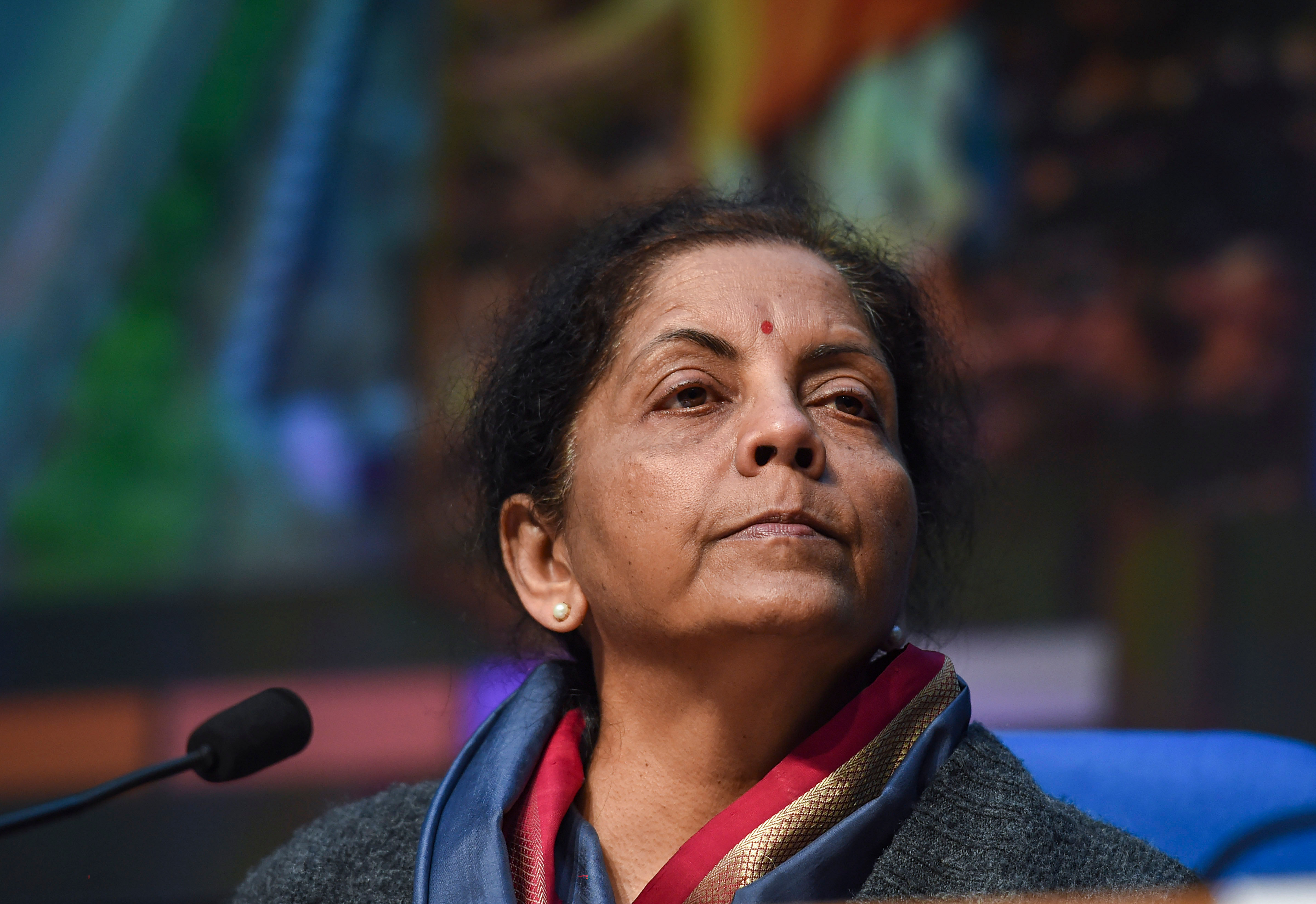  Financial Minister Nirmala Sitharaman. (PTI PhotO)