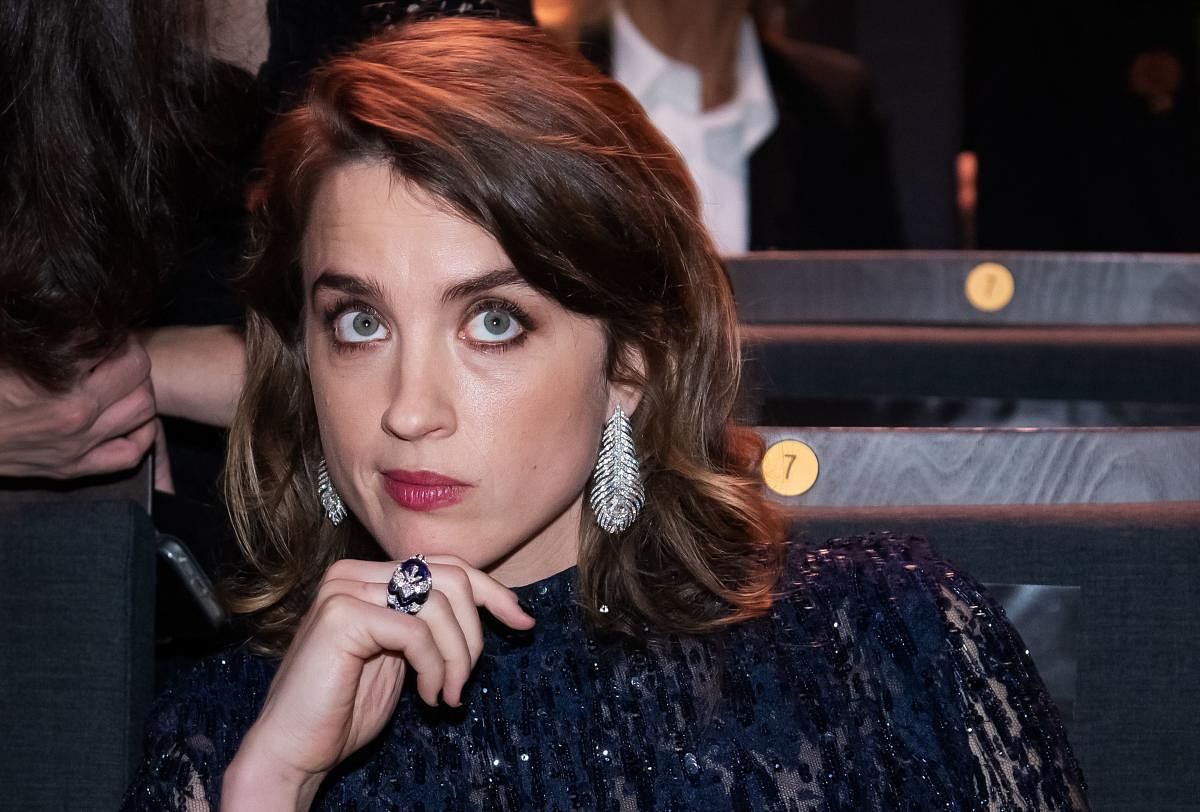 French actress Adele Haenel attends the 45th edition of the Cesar Film Awards ceremony at the Salle Pleyel in Paris on February 28, 2020. - French director Roman Polanski won best director for "An Officer and a Spy (J'Accuse)" at a fractious ceremony for