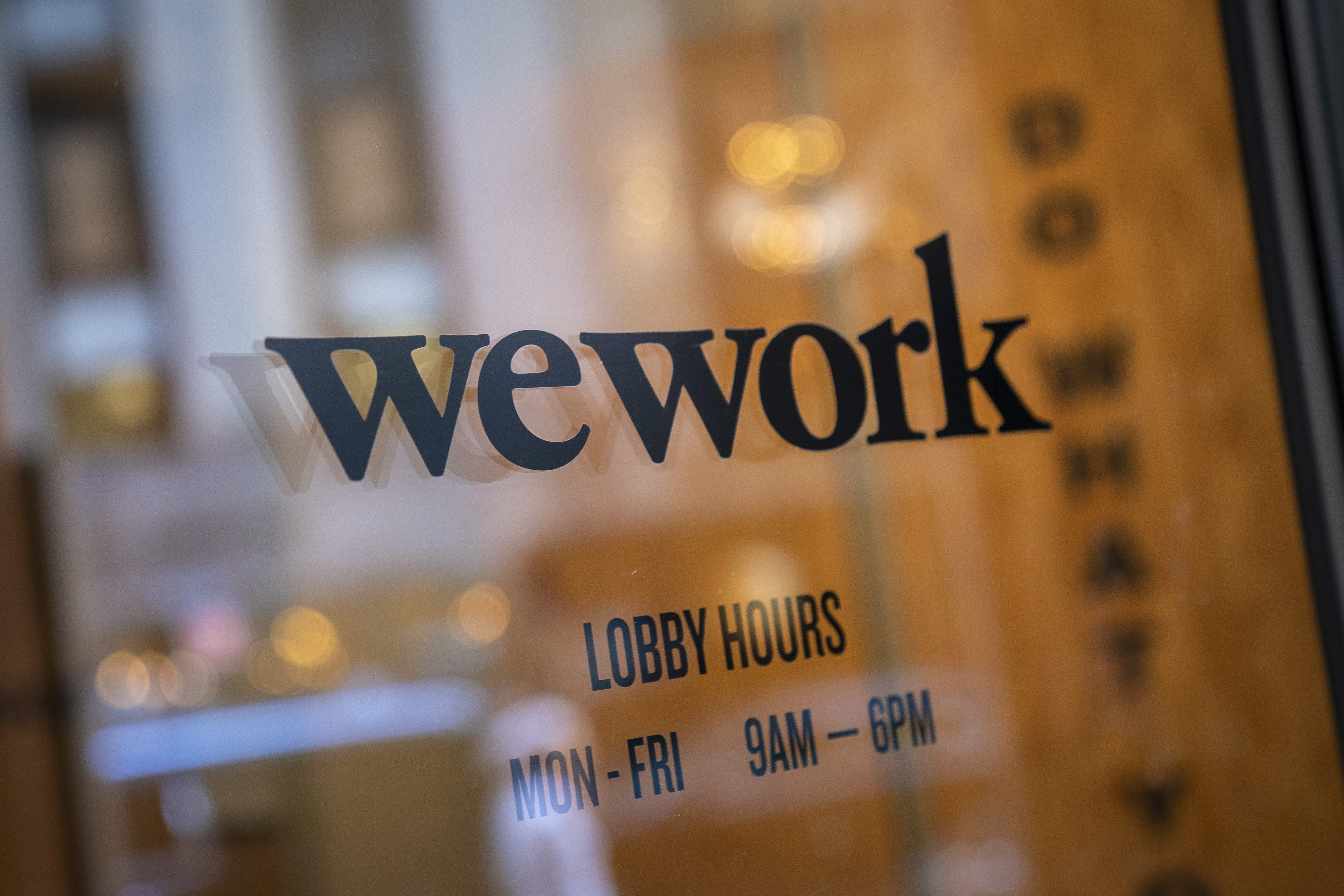 WeWork logo. (Reuters Photo)