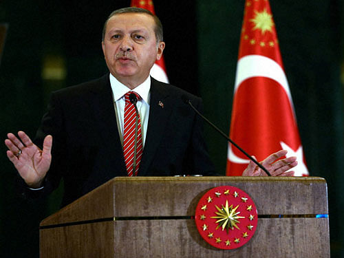 Turkish President Recep Tayyip Erdogan. PTI file photo