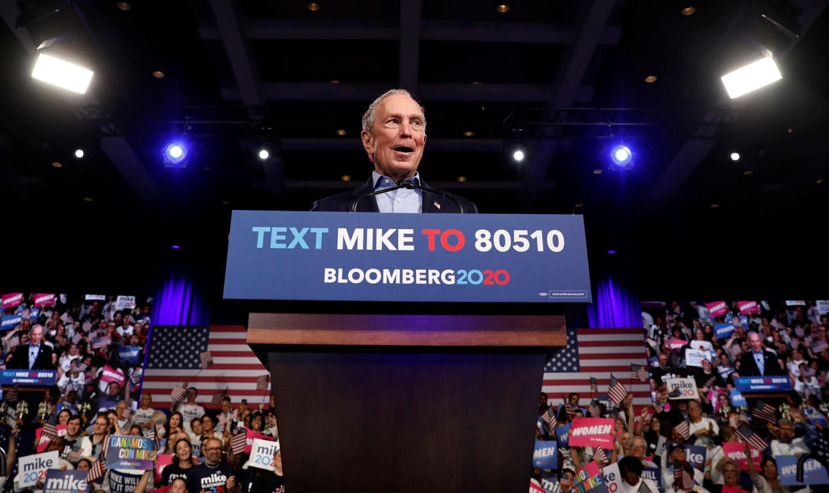 Michael Bloomberg. (Reuters photo)