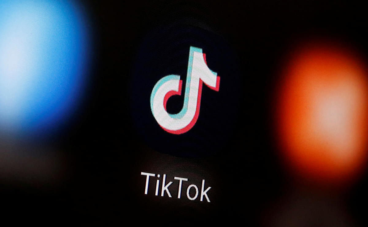 A TikTok logo (Reuters Photo)