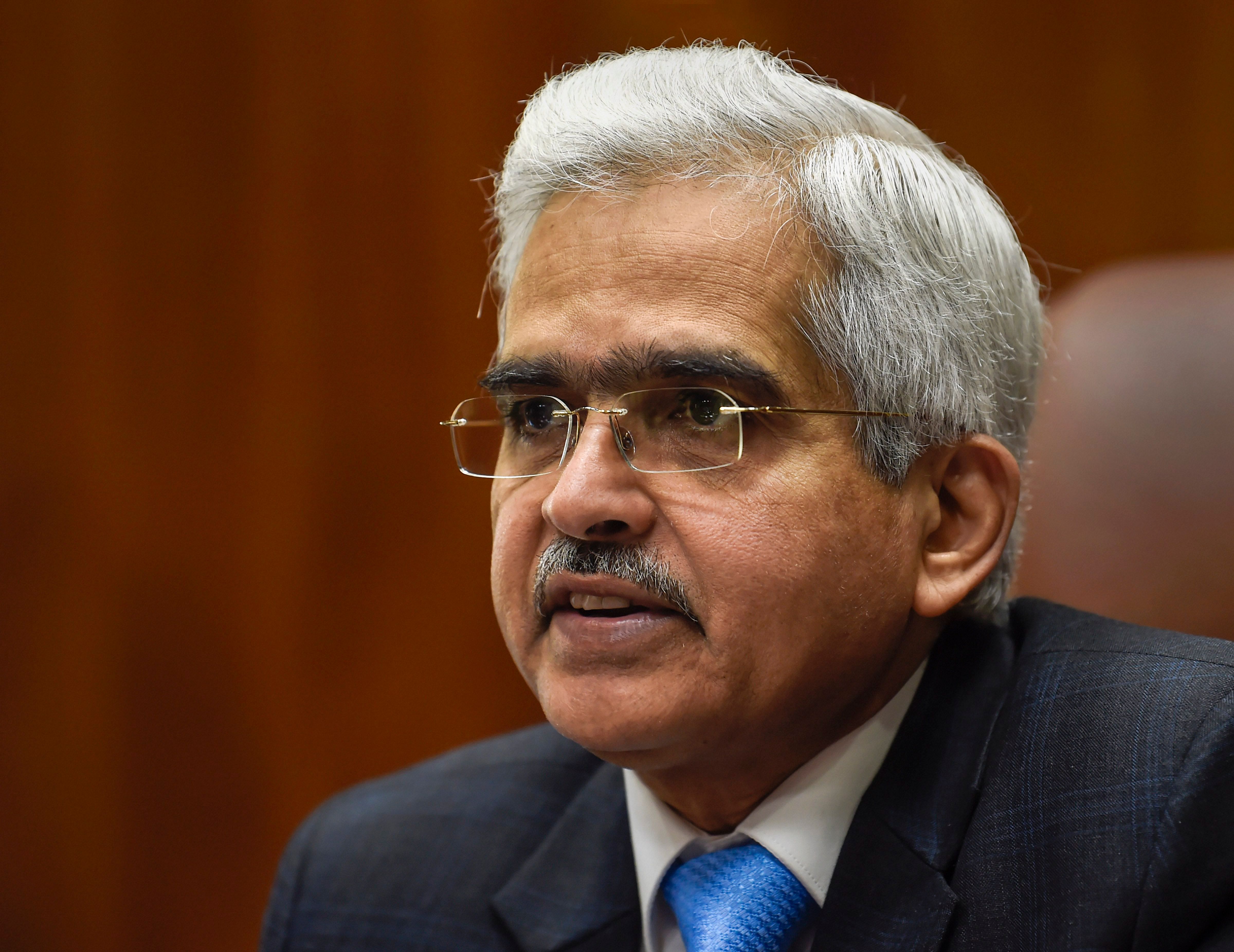 Reserve Bank of India (RBI) Governor Shaktikanta Das during an interview with PTI, in New Delhi, Monday, Feb. 17, 2020. (Credit: PTI)