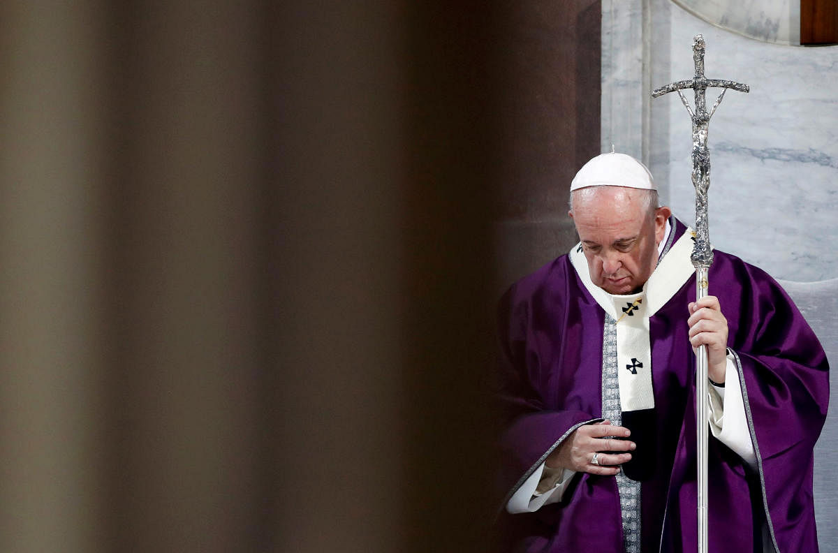  Pope Francis. (Reuters photo)