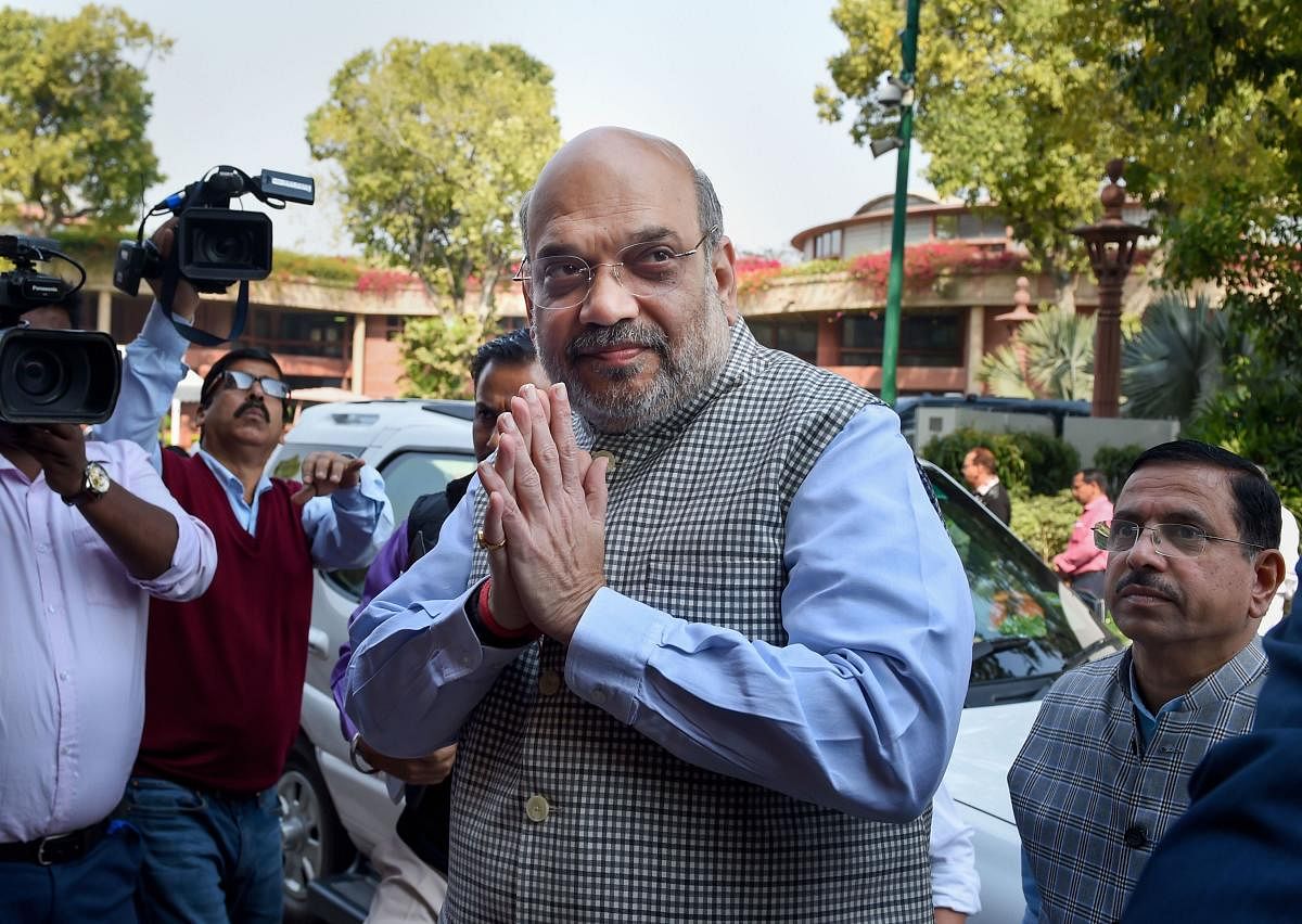 Union Home Minister and senior BJP leader Amit Shah (PTI Photo)