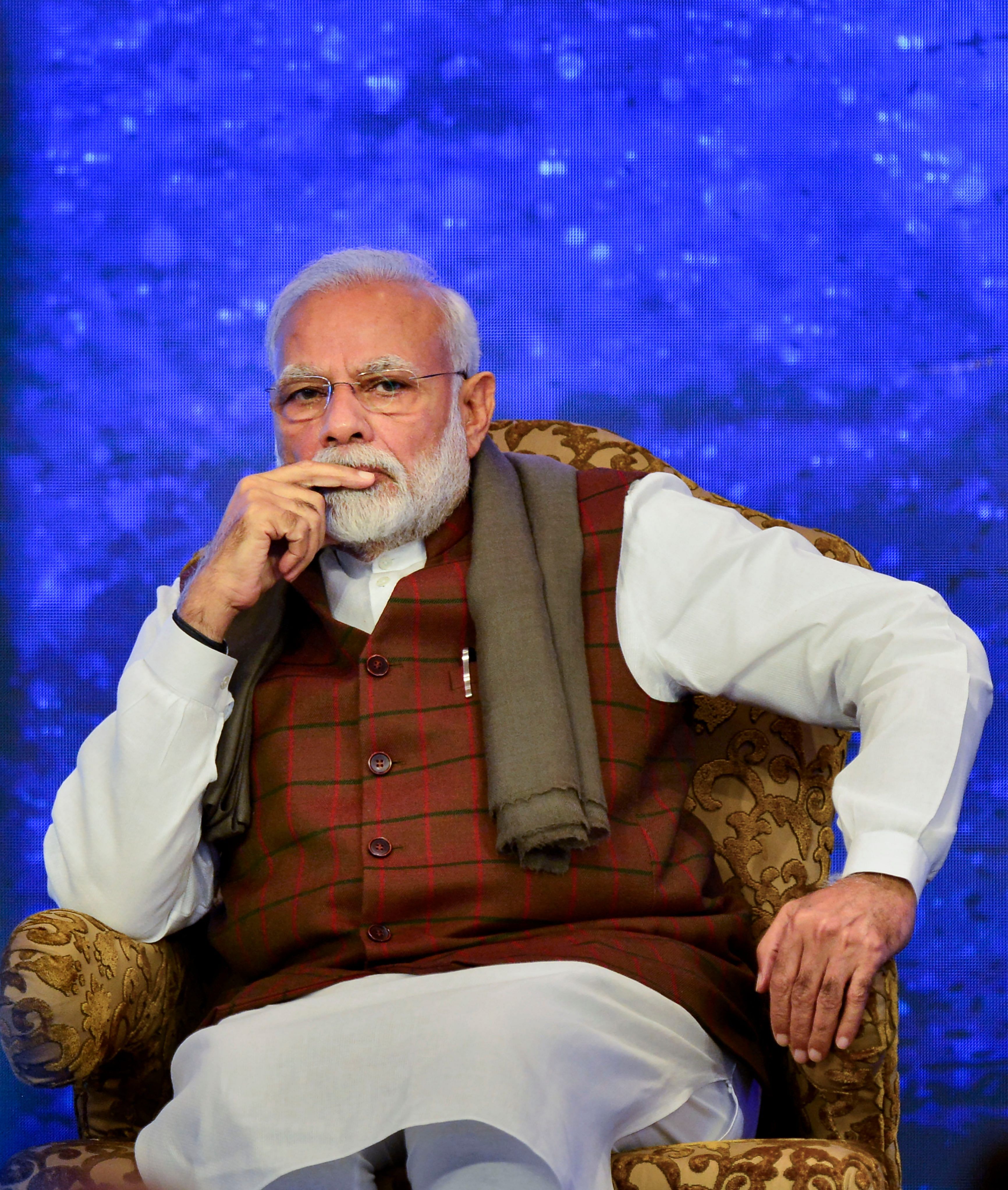 Prime Minister Narendra Modi during ET Global Business Summit 2020 in New Delhi. (PTI)