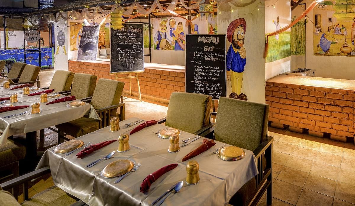 The decor is desi and rustic with many Instagrammable spots around the restaurant