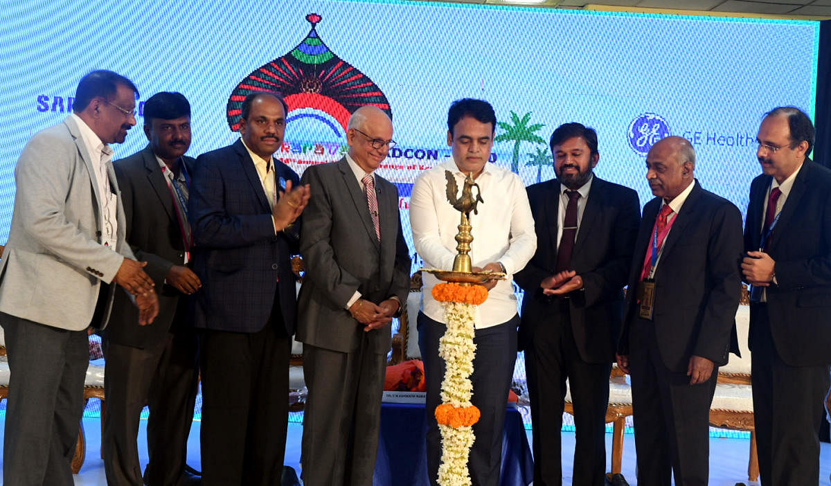 Deputy Chief Minister and Minister for Higher Education Dr C N Ashwath Narayan inaugurates ‘Karavali RADCON 2020’ at TMA Pai International Convention Centre in Mangaluru on Saturday. DH Photo