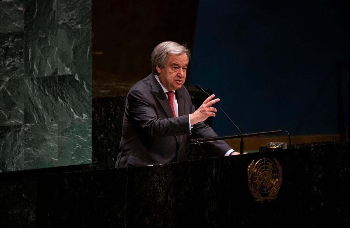 UN Secretary General Antonio Gutertes (AFP Photo)