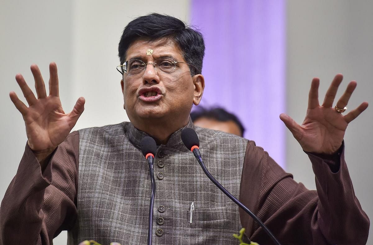 Union Minster for Railways Piyush Goyal (PTI Photo)