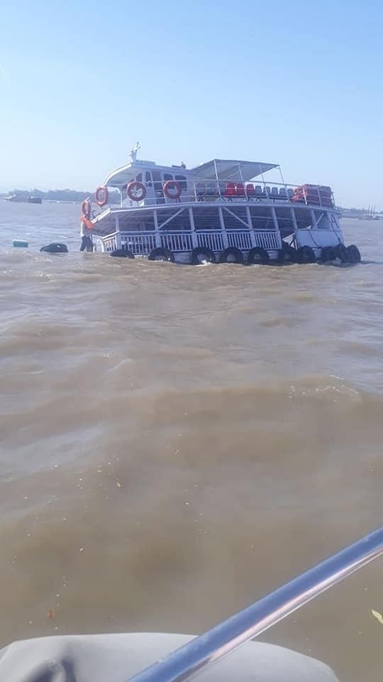 The mishap took place around 10.15 am, when the passenger boat- Ajanta- was about to reach the Mandwa jetty in neighbouring Raigad district after leaving the Gateway of India in south Mumbai.