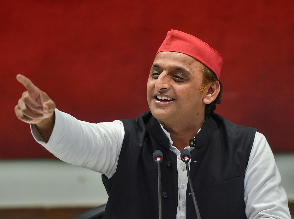 Yadav said if the saffron party can win 300 seats in the state by spreading lies, the Samajwadi Party can win 351 seats by working honestly. PTI file photo
