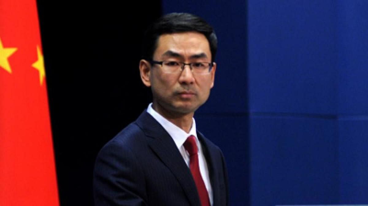 Chinese foreign ministry spokesman Geng Shuang. (DH Photo)