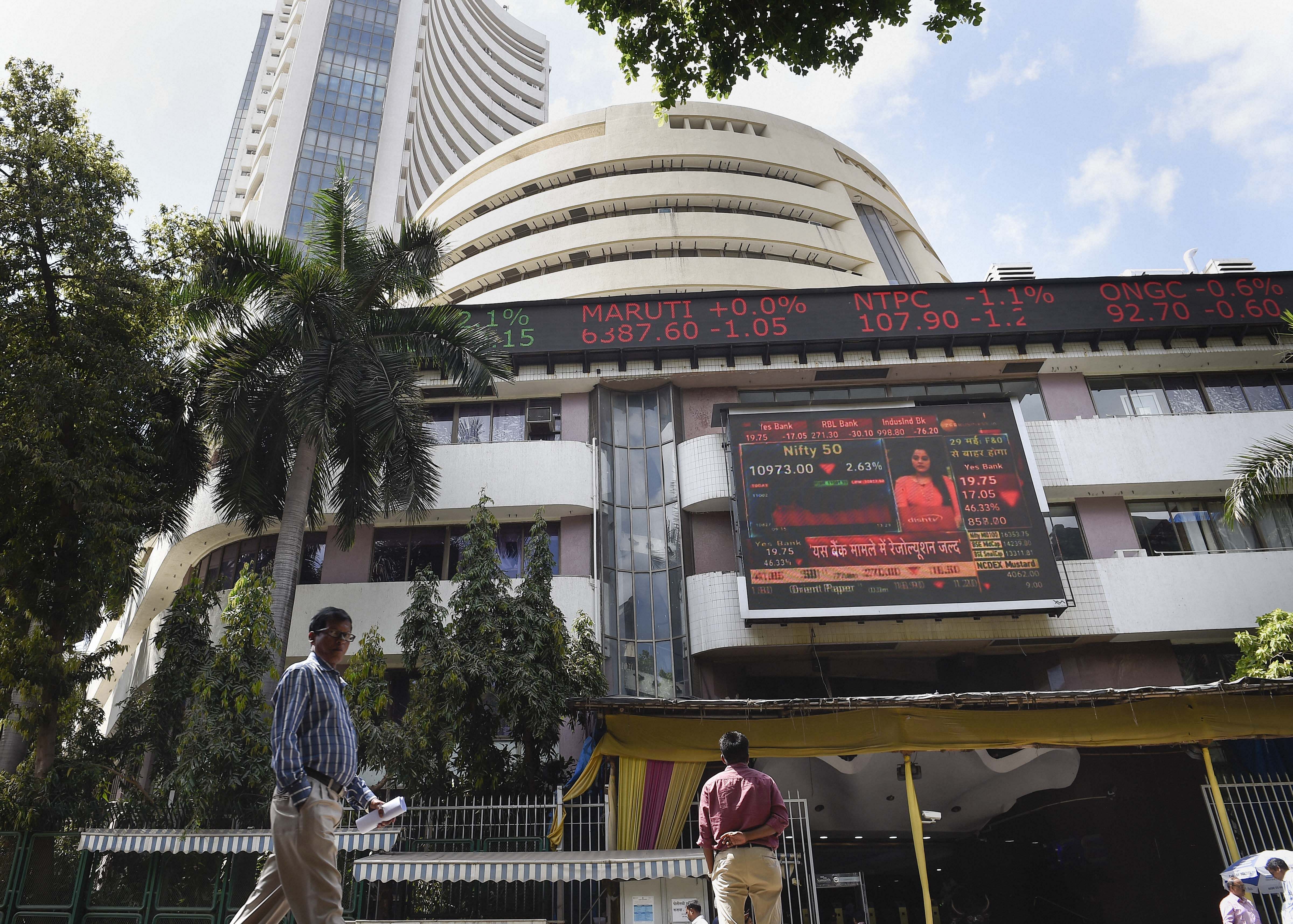 The BSE in Mumbai. (Credit: PTI)