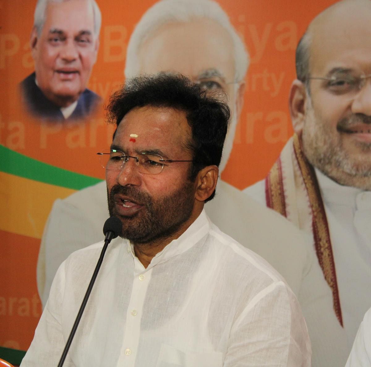 Union Minister of State for Home G Kishan Reddy (DH Photo)