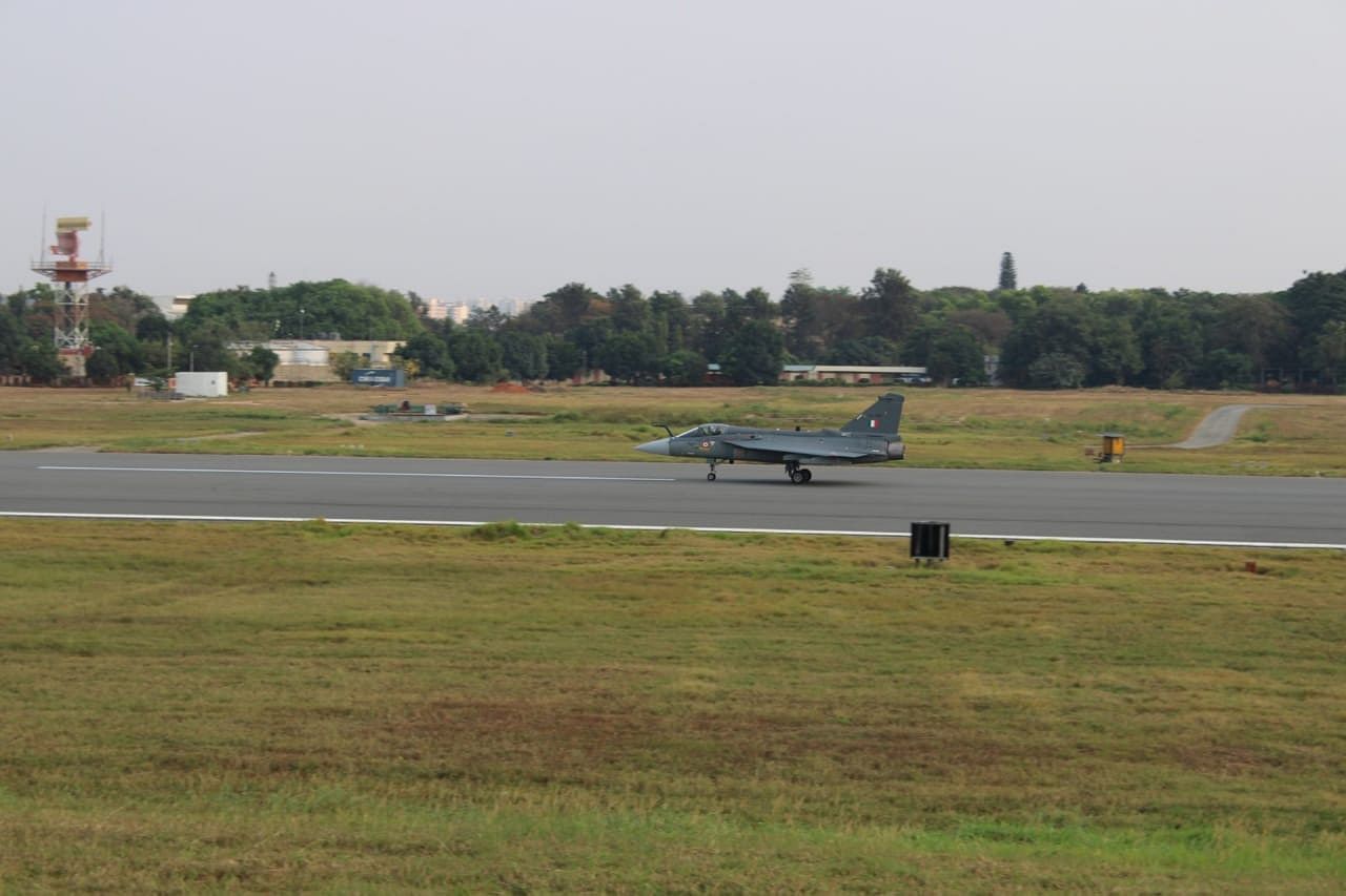 Piloted by Air Cmde. K A Muthana (Retd), Chief Test Flying (Fixed Wing), the aircraft took-off from HAL Airport at around 1230 hours, the Bengaluru-headquartered defence PSU said in a statement.